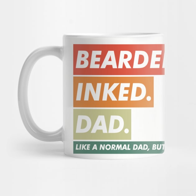 BEARDED INKED DAD by VanTees